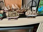 9 miniatuur boten, Hobby en Vrije tijd, Modelbouw | Boten en Schepen, Overige merken, Ophalen of Verzenden, Zo goed als nieuw