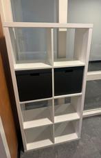 Ikea kast kallax met 2 bakken, Huis en Inrichting, Ophalen, Gebruikt