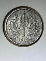 Oostenrijk, zilveren 1 Corona 1913, Zilver, Oostenrijk, Losse munt, Verzenden
