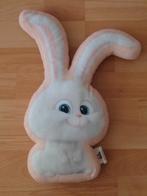 Knuffelkussen Snowball (Sneeuwbal) Huisdiergeheimen, Kinderen en Baby's, Speelgoed | Knuffels en Pluche, Ophalen, Gebruikt, Konijn