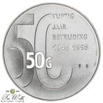 Nederland 50 Gulden 1995 - FDC, Postzegels en Munten, Munten | Nederland, Koningin Beatrix, Zilver, Ophalen of Verzenden, Losse munt
