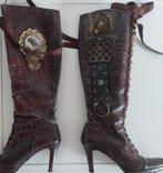 Hoge laarzen maat 38, Kleding | Dames, Schoenen, Hoge laarzen, Bruin, Ophalen of Verzenden, Gedragen