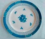Engelse ronde platte schaal Adams Juliet blauwe bloemen, Antiek en Kunst, Ophalen of Verzenden