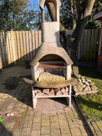 Betonnen Tuinbarbecue met Houtopslag, Ophalen, Gebruikt
