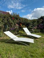 Royal Botania O-zon ligbed Nieuw€2680,- per stuk, nu 2 voor:, Tuin en Terras, Ligbedden, Ophalen, Gebruikt, Aluminium, Verstelbaar