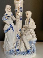 Vintage Frans porseleinen vaasje - kaarshouder, Antiek en Kunst, Antiek | Porselein, Ophalen of Verzenden