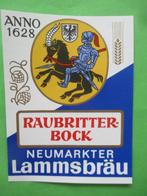 bieretiket Duitsland 5-10 lammsbrau Neumarkt, Ophalen of Verzenden, Gebruikt, Overige typen, Overige merken