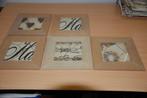 Schilderijlijsten met oude looks.               5 X totaal., Huis en Inrichting, Woonaccessoires | Lijsten, Minder dan 50 cm, Ophalen of Verzenden