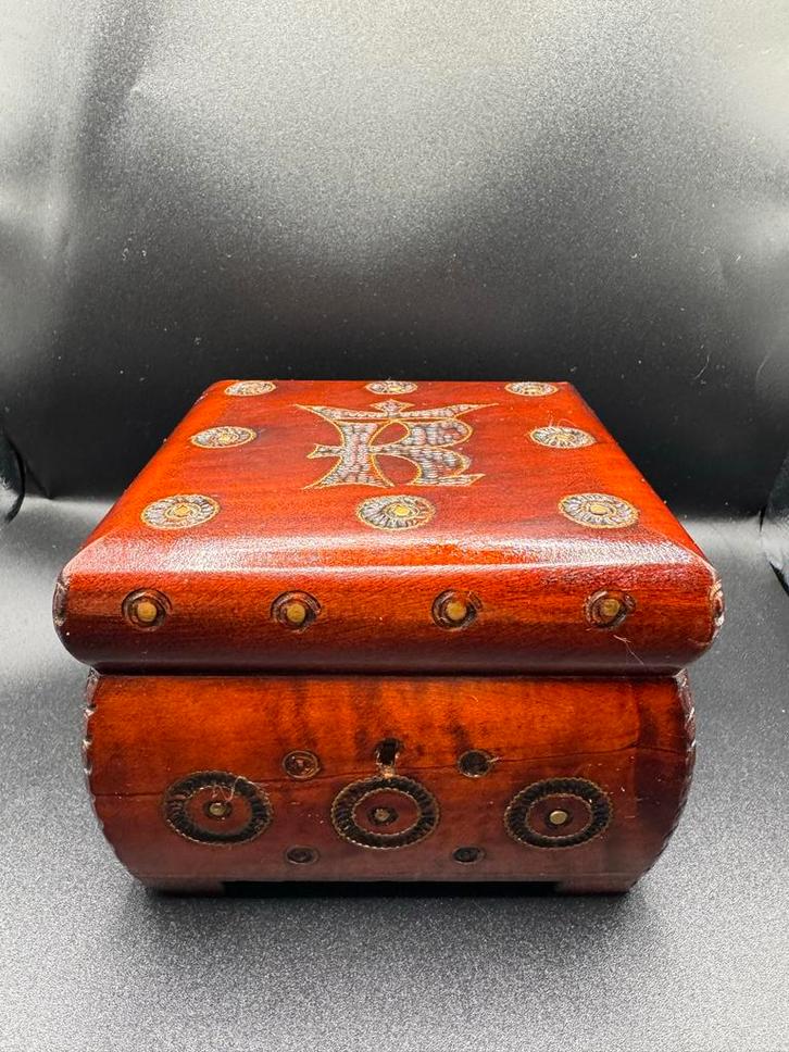 Houten Sieradendoos India, Antiek en Kunst, Antiek | Woonaccessoires, Ophalen of Verzenden