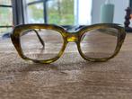 Jaren 60 robuste groen bruine retro Oscar (lees) bril +1,5, Ophalen of Verzenden, Groen, Overige merken