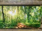 Tuinposter bos xl 160 x 80 cm €25,-, Tuin en Terras, Tuinwanddecoratie, Ophalen, Nieuw