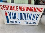 Van joolen emaille bord afmeting 80x52, Antiek en Kunst, Antiek | Emaille, Ophalen of Verzenden