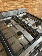 Luxe fornuis smeg 90 cm rvs 6 pits 2 ovens, Witgoed en Apparatuur, Fornuizen, 60 cm of meer, 5 kookzones of meer, Vrijstaand, 90 tot 95 cm