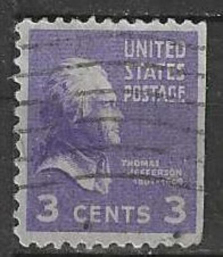USA 1938 - Yvert 372aR - Thomas Jefferson. (ST), Postzegels en Munten, Postzegels | Amerika, Gestempeld, Noord-Amerika, Verzenden