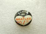 speldje / button I love the Beatles, Verzamelen, Speldjes, Pins en Buttons, Ophalen of Verzenden, Zo goed als nieuw, Overige onderwerpen