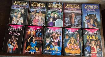 15 x Virginia Andrews  - inclusief verzendkosten  beschikbaar voor biedingen