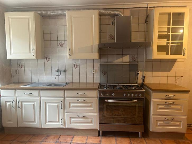 Bestron Gasfornuis - 5pits met oven incl. afzuigkap, Witgoed en Apparatuur, Fornuizen, Gebruikt, Vrijstaand, Gas, 5 kookzones of meer