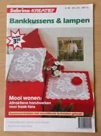 Haken - Sabrina Kreatief - Bankkussens & Lampen - nr.16-1991, Hobby en Vrije tijd, Breien en Haken, Patroon of Boek, Gebruikt