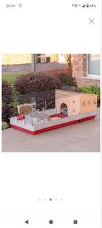 2 x nieuwe Ferplast Krolik 140 plus met houten nachthok, Ophalen, 110 cm of meer, Hok, 90 cm of meer