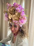 Bloemenband lila goud, Ophalen of Verzenden, Zo goed als nieuw, Carnaval