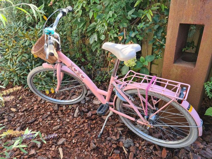 roze kinderfiets 24 inch, 3 versnellingen, Fietsen en Brommers, Fietsen | Meisjes, Gebruikt, 24 inch, Versnellingen, Ophalen