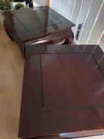 Chinese opium tafeltjes, 50 tot 100 cm, Vierkant, Zo goed als nieuw, Minder dan 50 cm