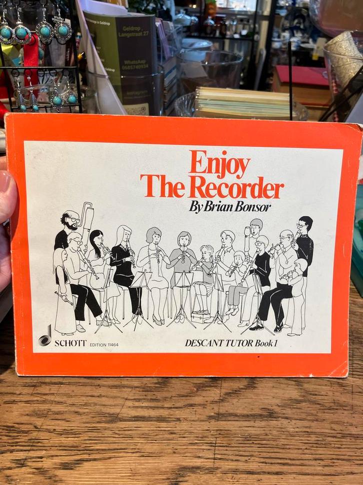 Enjoy The Recorder - Brian Bonsor - Blokfluit Lesboek, Muziek en Instrumenten, Bladmuziek, Zo goed als nieuw, Les of Cursus, Klassiek