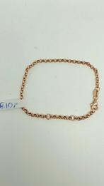 Rosé zilveren verstelbare jasseron armband., Sieraden, Tassen en Uiterlijk, Armbanden, Verzenden, Nieuw, Zilver