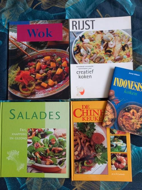 Kookboeken ,oa chinese keuken,salades,rijst, Boeken, Kookboeken, Gelezen, Ophalen of Verzenden