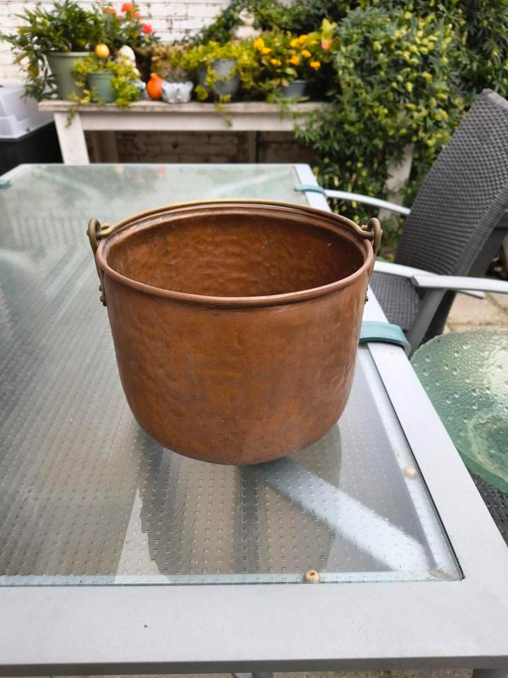 Koperen Ketel - Vintage Decoratie, Antiek en Kunst, Antiek | Koper en Brons, Koper, Ophalen of Verzenden
