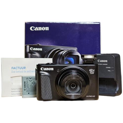 Canon SX740HS Digitale Camera | Z.G.A.N. in doos + bon, Audio, Tv en Foto, Fotocamera's Digitaal, Zo goed als nieuw, Compact, Canon
