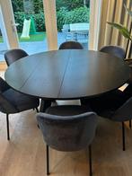 Woood Rhonda tafel 150cm, massief eikenhout, Vt wonen, Gebruikt, Ophalen of Verzenden, Vijf personen of meer