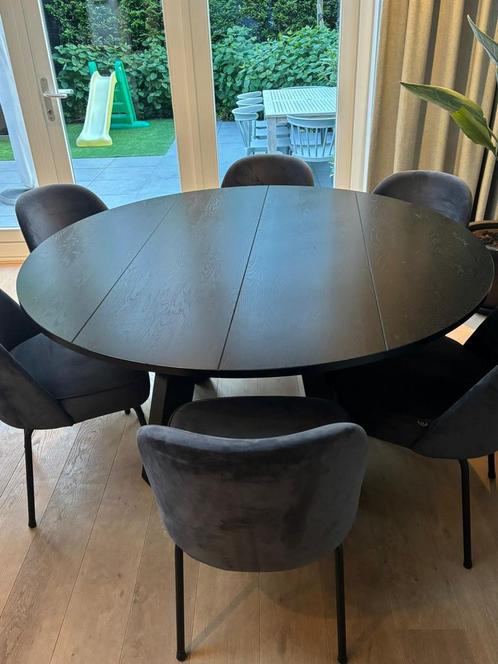 Woood Rhonda tafel 150cm, massief eikenhout, Huis en Inrichting, Tafels | Eettafels, Gebruikt, 100 tot 150 cm, 100 tot 150 cm