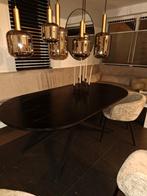 Ovale eettafel met metalen Onderstel (ovaal), Ophalen of Verzenden