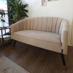 licht roze bank - Leitmotiv tweezitsbank - Sofa Royal velvet, Ophalen, Minder dan 75 cm, Tweepersoons, Zo goed als nieuw