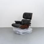 2x Vitra Eames Lounge Chair & Ottoman Palisander - Chroom, Huis en Inrichting, Fauteuils, Niet ingevuld, Metaal, Niet ingevuld