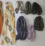 Pakket met 7 sjaals o.a. met bloemen, Kleding | Dames, Mutsen, Sjaals en Handschoenen, Ophalen, Zo goed als nieuw, Sjaal