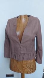 Stella Nova lamsleren blazer 38, Kleding | Dames, Maat 38/40 (M), Zo goed als nieuw, Jasje, Roze