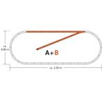 Roco 61101: railsset B Geoline, Hobby en Vrije tijd, Modeltreinen | H0, Gelijkstroom, Nieuw, Rails, Ophalen of Verzenden