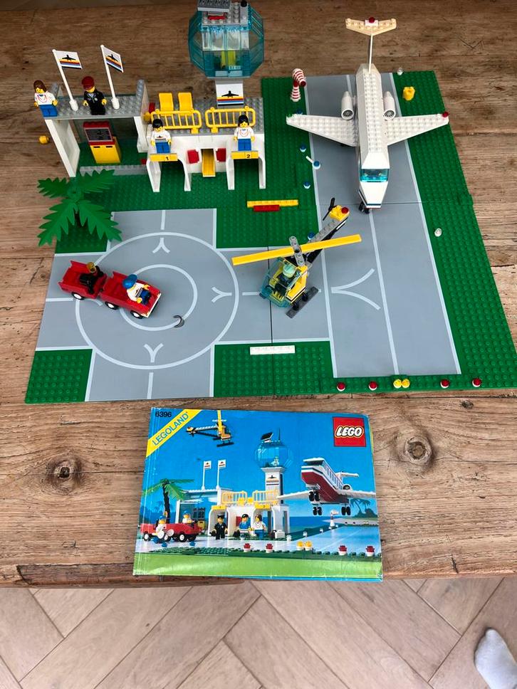 Lego Legoland 6396 Vliegveld - Compleet!, Kinderen en Baby's, Speelgoed | Duplo en Lego, Gebruikt, Lego, Complete set, Ophalen of Verzenden