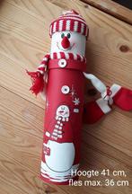 Sneeuwpop flesverpakking feestdagen kerst, Ophalen of Verzenden, Zo goed als nieuw