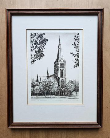 Ets van A. Wieringa, St Joriskerk Eindhoven beschikbaar voor biedingen