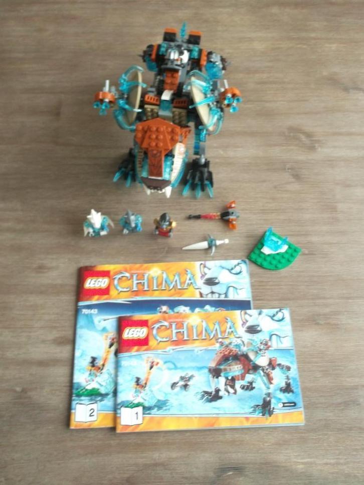 lego legends of chima 70143 sir fangar's saber tooth walker, Kinderen en Baby's, Speelgoed | Duplo en Lego, Gebruikt, Lego, Complete set