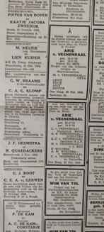 Nld,WO2, Volk en Vaderland 1943, Nederland, Boek of Tijdschrift, Ophalen of Verzenden