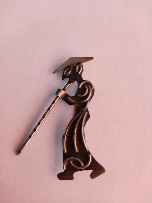 Prachtige vintage broche, Sieraden, Tassen en Uiterlijk, Broches, Gebruikt, Overige materialen, 4 tot 7 cm, Verzenden
