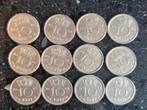 24x 10 cent 1948 & 1980 mooie partij, Ophalen of Verzenden, Koningin Wilhelmina, 10 cent