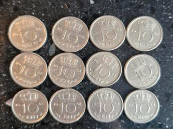 24x 10 cent 1948 & 1980 mooie partij beschikbaar voor biedingen