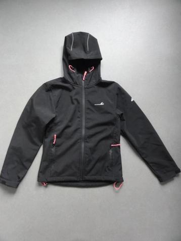 Mountain peak softshell jas outdoorjas zwart maat 152 beschikbaar voor biedingen