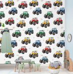 Behangposter met Tractoren - Nieuw!, Ophalen of Verzenden, Minder dan 10 m², Geel, Kindvriendelijk