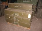 Zarges aluminium kisten houten legerkisten army goods leger, Amerika, Landmacht, Ophalen